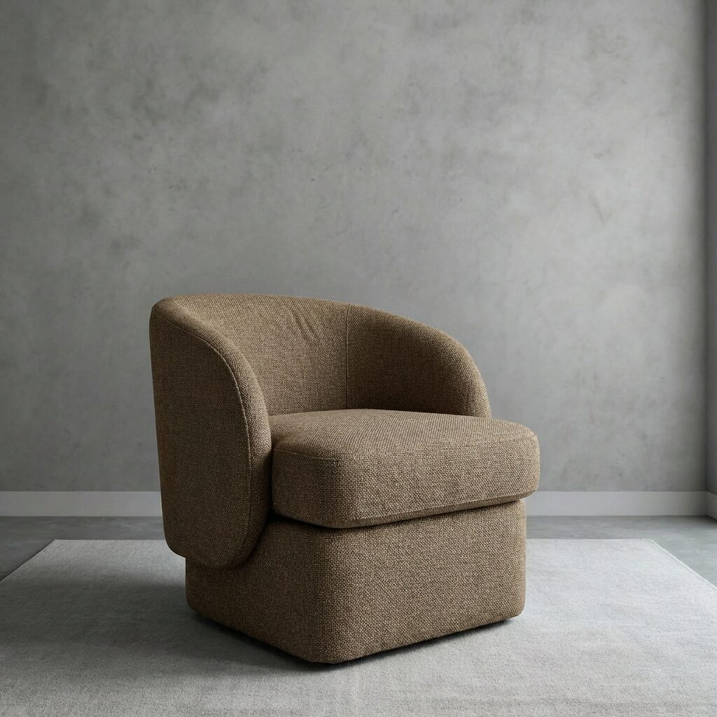 Alva Armchair (68*75*75) Alaska Bark