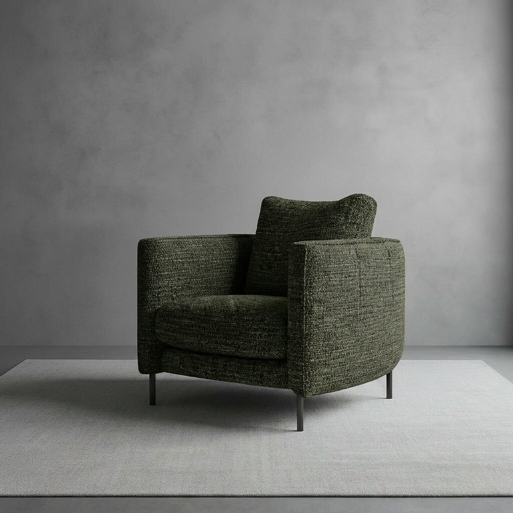Mona Armchair (78*82*75) Alaska Oakmoss