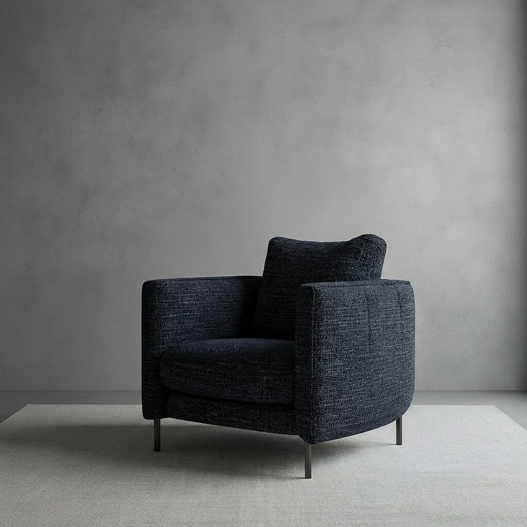 Mona Armchair (78*82*75) Alaska Ocean