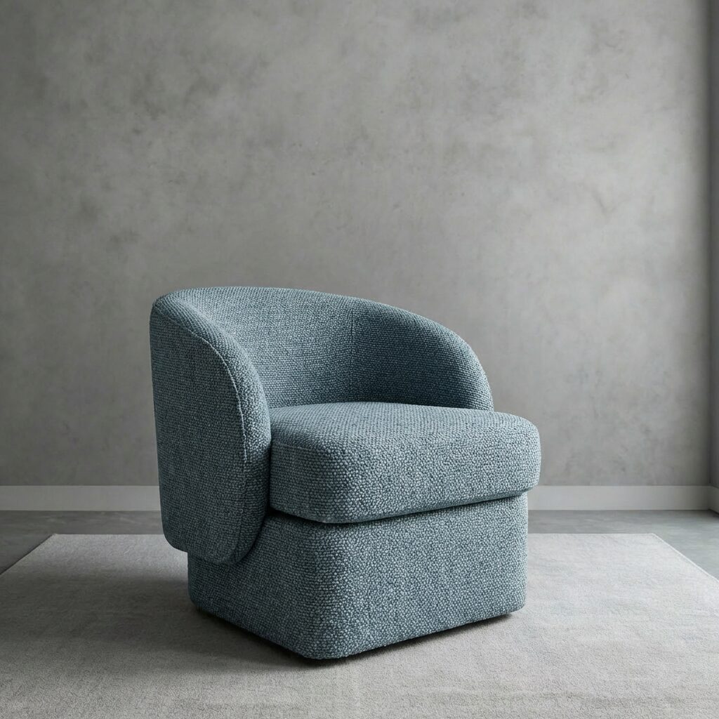 Alva Armchair (68*75*75) Alaska Seafoam