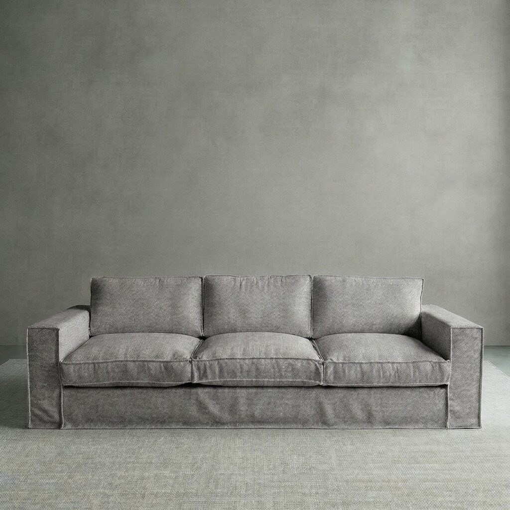 Andes Slipcover Casual Sterling