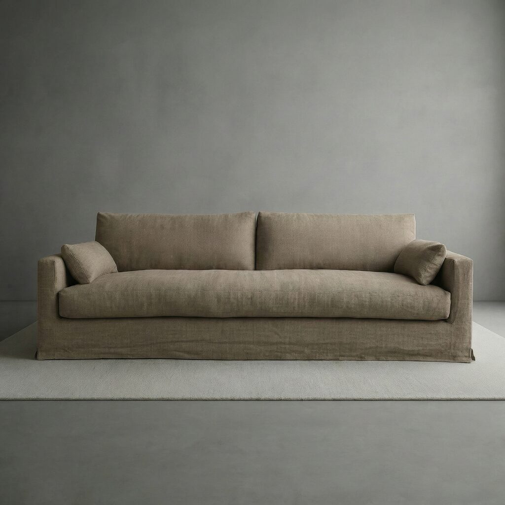 Oxford Slipcover Casual Truffle