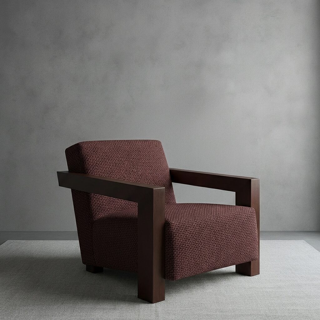 Shield-T Armchair (80*75*80) Delray Mulberry