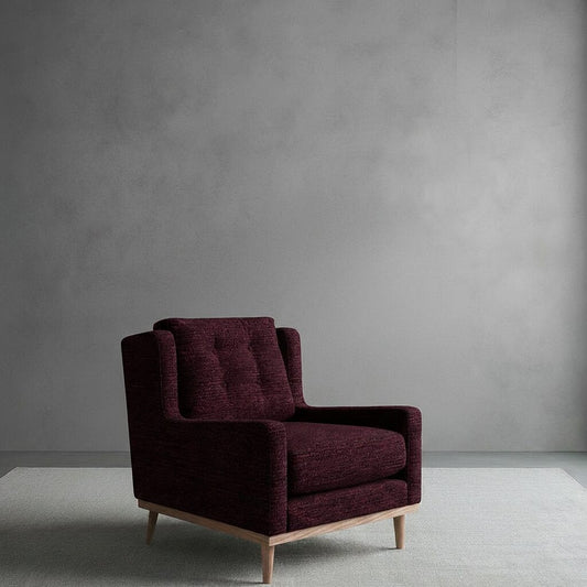 Penny Armchair (78*90*80) Marais Berry