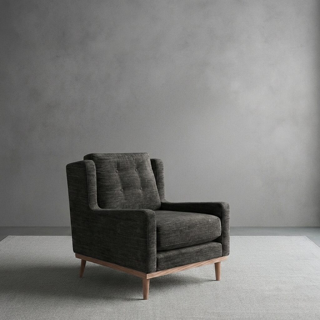Penny Armchair (78*90*80) Mareeba Graphite