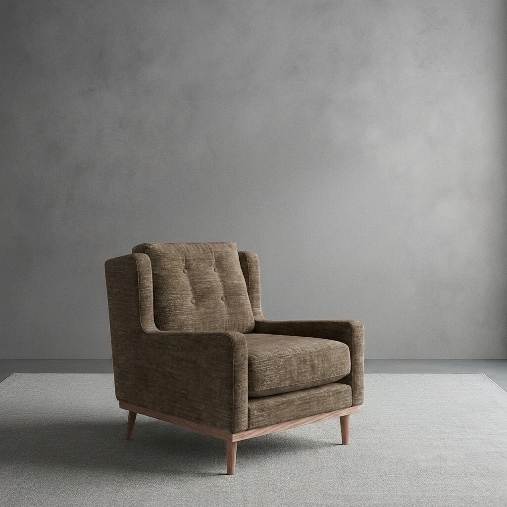 Penny Armchair (78*90*80) Mareeba Taupe