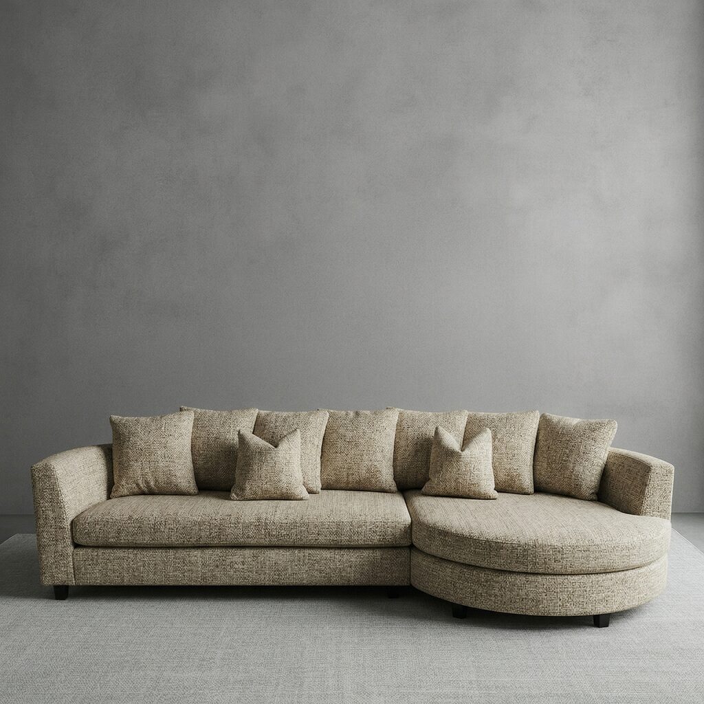Faros Chaise Mingle Mangle Flax