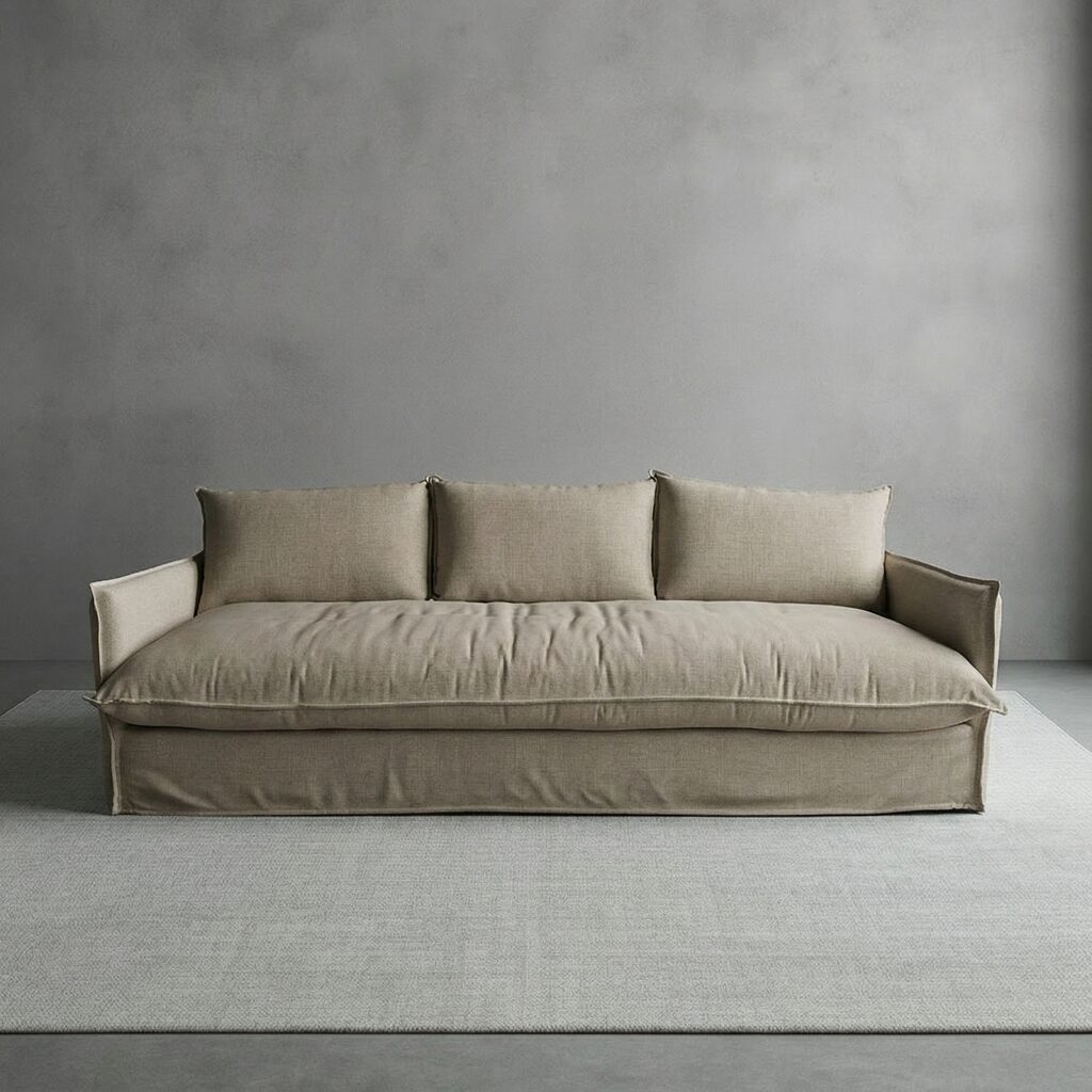 Eric Slipcover Naturama Chinchilla