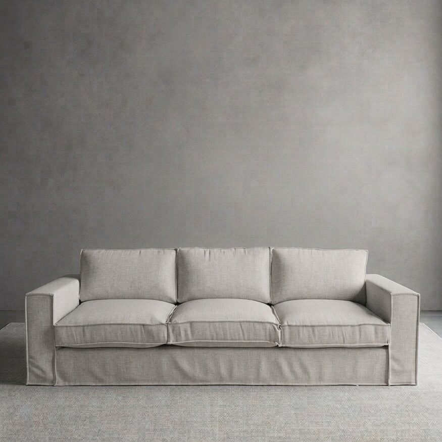 Andes Slipcover Naturama Flax